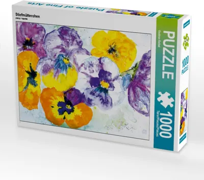 Produktbild von Calvendo Stiefmütterchen 1000 Teile Puzzle quer 640x480mm, Rebel Gudrun; 7455210