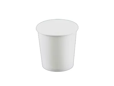 Produktbild von Pappbecher weiß 110 ml, XS (Ø 62 mm) [50 Stück]