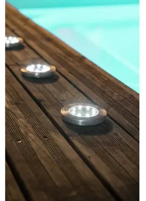 Obrázek produktu pro LED bodové svítidlo do podlahy, GALIX G4525, nerezová ocel, 8 LED SMD, studená bílá 6500 K, solární