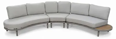 Produktbild von Lounge-Sofa Bari | 3-teilig | Beige & Camel