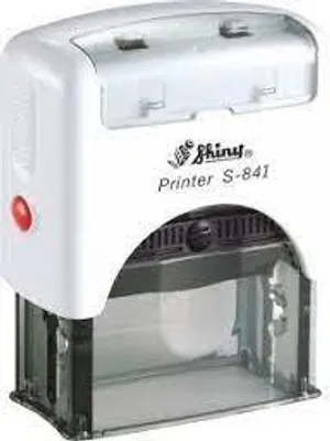 Produktbild von Shiny S-841 weiß Stempel 10 x 26 mm
