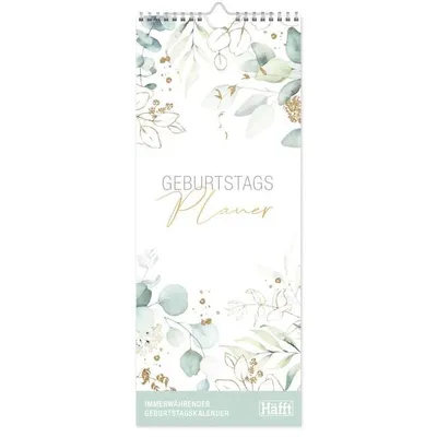Produktbild von Häfft - Geburtstagsplaner - Immerwährender Geburtstagskalender