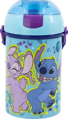 Zdjęcie produktu dla Butelka sportowa Disney Lilo and Stitch Dance, 450 ml