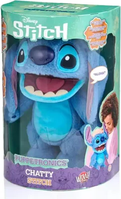 Produktbild von Interaktives Maskottchen Wow! Stuff Disney Real FX Chatty Stitch Spielzeug (DIS-1025-01)