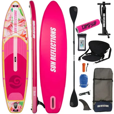 Zdjęcie produktu dla Nadmuchiwana deska SUP Sun Reflections 11'6" Combo + boja na wiosło
