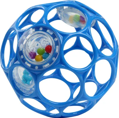 Immagine prodotto di OBALL Bright Starts palla con sonaglio 10 cm, blu 0 mesi +