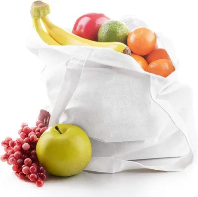 Produktbild von Famanu Baumwolltasche 38x42 cm - 10 Stück, lange Henkel, unbedruckt