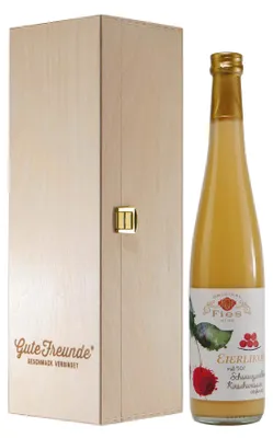 Produktbild von Fies Eierlikör mit Kirschwasser und Geschenk-Holzkiste