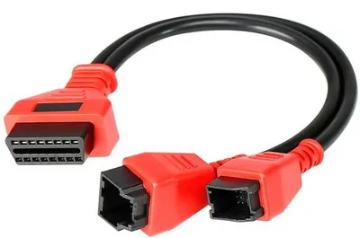 Image de Kit de câbles adaptateurs - 12 + 8 broches - Pour diagnostic automobile - Universel - Accessoire