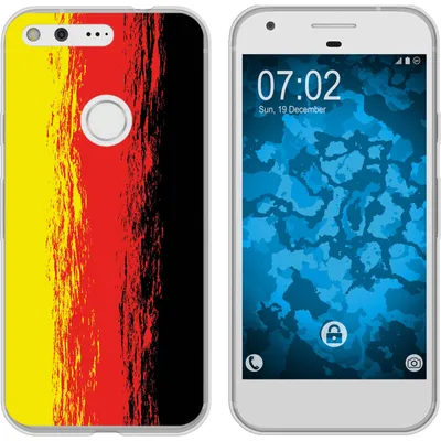 Produktbild von PhoneNatic Case kompatibel mit Google Pixel XL Silikon-Hülle WM Deutschland M6