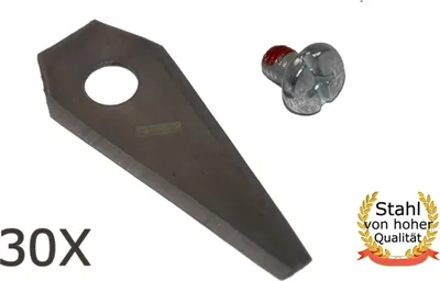 Zdjęcie produktu dla 30 X 4,9 CM Nóż ze stali nierdzewnej kosiarka automatyczna BOSCH Indego 350 400 1000 1100 1200 Connect