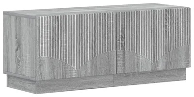 Image de vidaXL : Meuble TV Sonoma, gris, en panneaux de particules