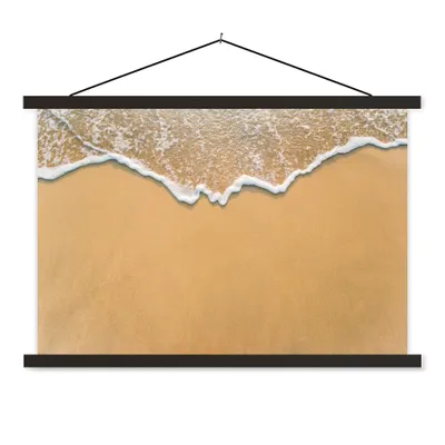 Produktbild von MuchoWow® Textilposter Strand - Sommer - Meer 120x80 cm mit schwarzem Rahmen - Wanddeko
