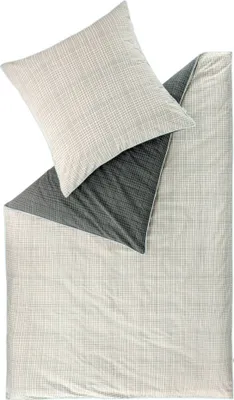 Obrázek produktu pro ESPRIT Renforcé Bettwäsche GRID Grau 155 x 220 cm