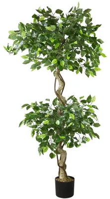 Immagine prodotto di Fico Ficus Pianta Artificiale Plastica 170 cm Decovego