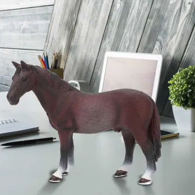 Produktbild von Simulation Solid Horse Figurine Plastic Animal Model Kid Children Educational Toys (#3)