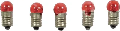 Produktbild von Riffelmacher Ersatzbirnen E10 rot 5 Stück