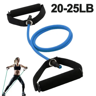 Produktbild von Resistance Fitnessbändern mit Türanker, Fitnessbänder Gymnastikbänder Übungsbänder aus Naturlatex für Muskeltraining Yoga Pilates Rehabilitation