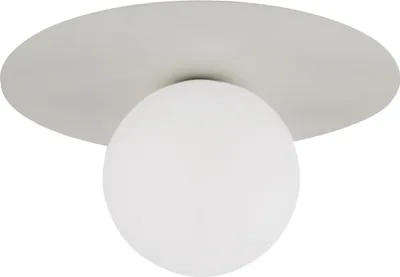 Produktbild von Deckenlampe Metall Glas Weiß G9 Kugel Schirm Modern Deckenleuchte