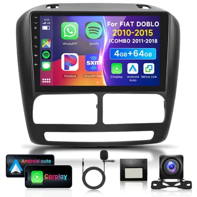 Productafbeelding van Bluetooth autoradio 9" met GPS, 4G, 64G, AHD-camera, FM-radio 2 DIN