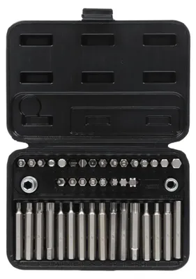 10 mm Bitset, 42-teilig, mit Adaptern, verstärkt