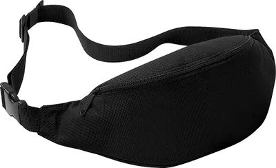 Produktbild von BagBase BG42 | Bauchtasche / Belt Bag / 38 x 14 x 8 cm - Farbe: Black - Größe: 38 x 14 x 8 cm