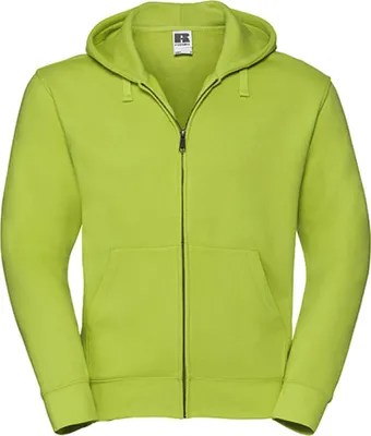 Produktbild von Russell R-266M-0 | Authentic Zipped Hood - Farbe: Lime - Größe: XS