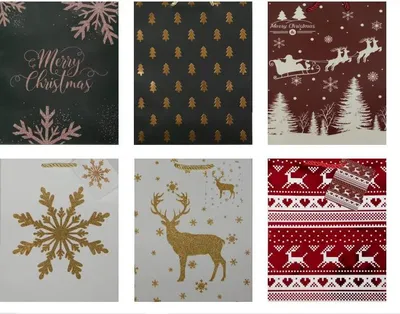 Zdjęcie produktu dla torebka świąteczna 18x23x10cm 12szt. | PL--2