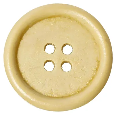 10 Schöne Holzknöpfe natur, 23 mm