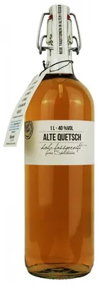 Image de Birkenhof Alte Quetsch Bouteille à bouchon en bois 1000ml, 3 pièces
