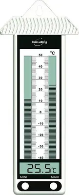 Produktbild von Weißes elektronisches innenthermometer (minimum/maximum) Inovalley 315EL BLANC