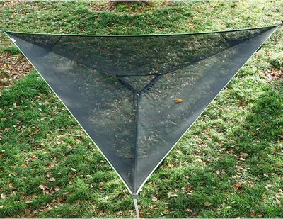 Produktbild von Hängematte Dreiecks-Hängematte, Air Triangle Camping-Hängematte - Schwarz