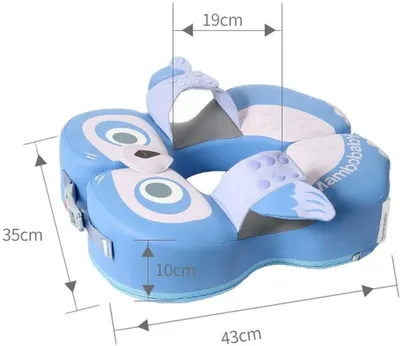 Nicht aufblasbarer Schwimmring - Baby-Schwimmwagen - Sicherheitsgurte - Langlebiges Material - Bequemes Design
