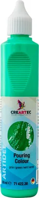 Produktbild von CREARTEC Pouring Farbe Grün - 88ml - zum Anwenden der Pouringtechnik - einsetzbar auf verschiedenen Oberflächen