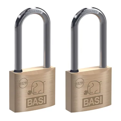 Produktbild von BASI - Vorhangschloss - SET - 2x VHS 612H - Breite 40 mm - Bügelhöhe 63 mm - Gleichschließend Nr. 4005 - Wasserstop - 2x6122-4001-4005