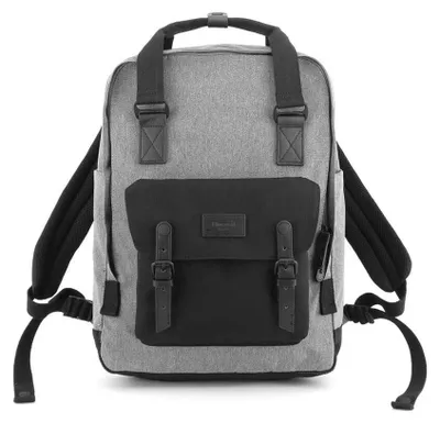 Produktbild von Himawari | Rucksack, mit Taschen, für 15'' Laptop, Schwarz, Grau, 31x44x15 cm