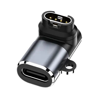 Produktbild von Typ-C Ladekabel Adapter Für Garmin Fenix 5 5S 5X Plus 6 6X 6X Pro 7 7S Vivoactive 3 Venu/Venu2/Venu3 / Garmin Vivoactive 3/4/5/3s Vertikale Biegung