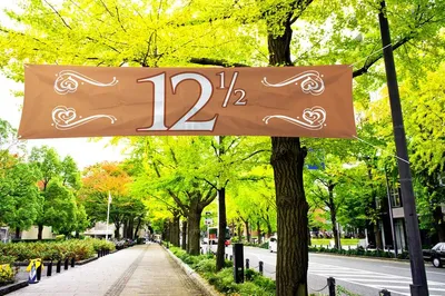 Produktbild von Petersilienhochzeit Partybanner 180cm