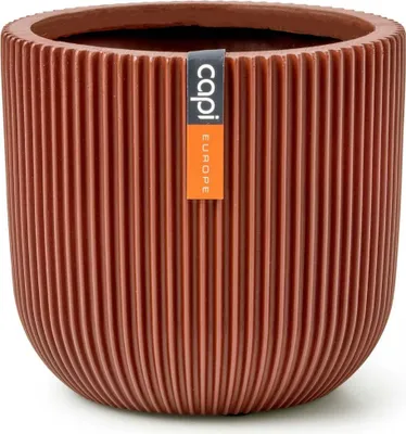 Image de Capi Europe - Boule à pot Groove - Rouge merlot - 9x8