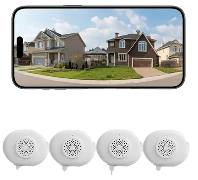 Productafbeelding van Beveiligingscamera, full-color nachtzicht, tweewegaudio, 2K, 4-pack