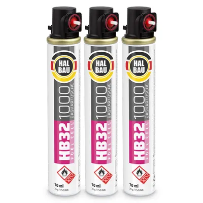 Produktbild von Ersatzkartusche für Nagler 3 St. 152mm 74ml HALBAU HB32