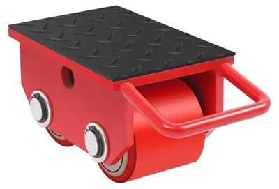 Productafbeelding van Machineverplaatsers, duurzame constructie, hoge draagkracht, rood