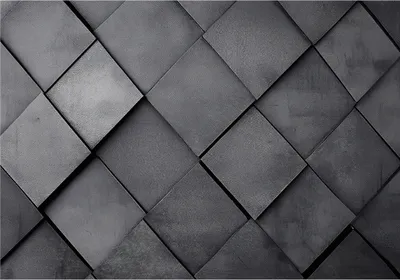 Produktbild von Fototapete 3D Effekt Abstrakt Schwarz - 350x250 cm - inklusive kleister - Vlies Tapete - Vliestapete Wohnzimmer Schlafzimmer Küche Modern Wandtapete