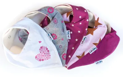 Productafbeelding van Set van 5 Absorberende Baby Slabbetjes