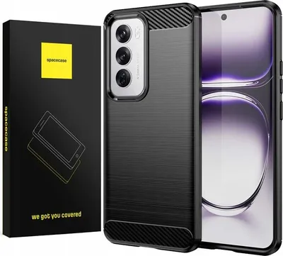 Zdjęcie produktu dla Etui ochronne SPACECASE Carbon do Oppo Reno 12 5G black