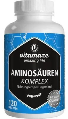 Productafbeelding van Aminozuren complex, veganistisch, 120 tabletten