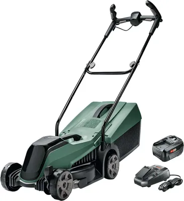Produktbild von Bosch Home and Garden Akku-Rasenmäher, Hellgrün, Design 2019