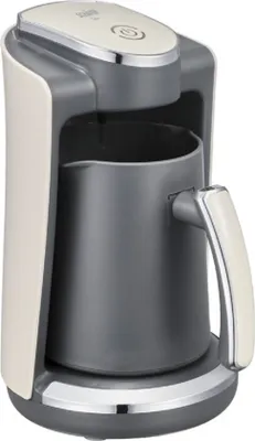 Produktbild von Mokkamaschine Kaffeekocher 250 ml 400W – Schneller Kaffeegenuss auf Knopfdruck Beige