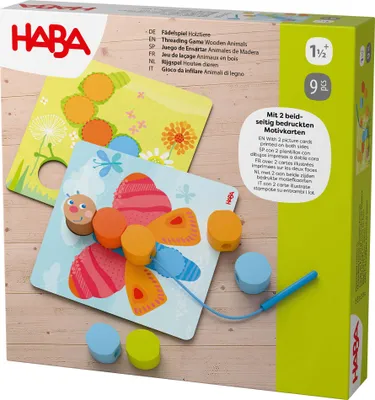 Produktbild von HABA Kleinkindwelt Fädelspiel Holztiere 2012248001