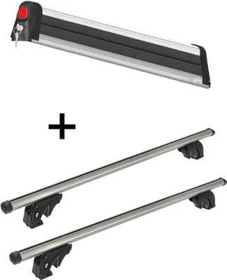 Image de Porte-skis VDP Everest 5 + barres de toit/rails VDPLION1 compatibles avec VW Golf VI (5K) Plus (5 portes) 08-12